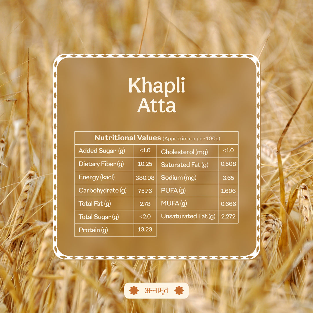 Khapli (Emmer) Wheat Atta